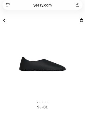 Yeezy SL-01 Slip-On Mule in Black
